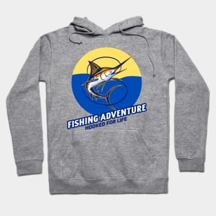 Fishing Adventure Hooked For Life Hoodie